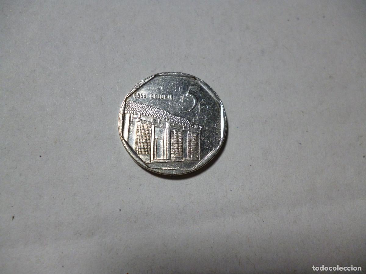 Monedas antiguas de Am&eacute;rica: MONEDA CINCO CENTAVOS CUBA 2002 CASA COLONIAL - Foto 1