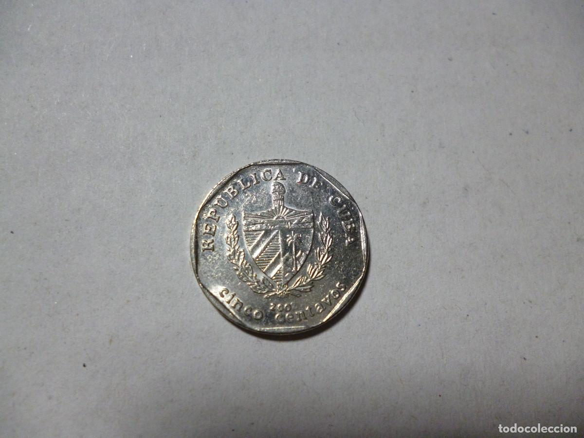 Monedas antiguas de Am&eacute;rica: MONEDA CINCO CENTAVOS CUBA 2002 CASA COLONIAL - Foto 2