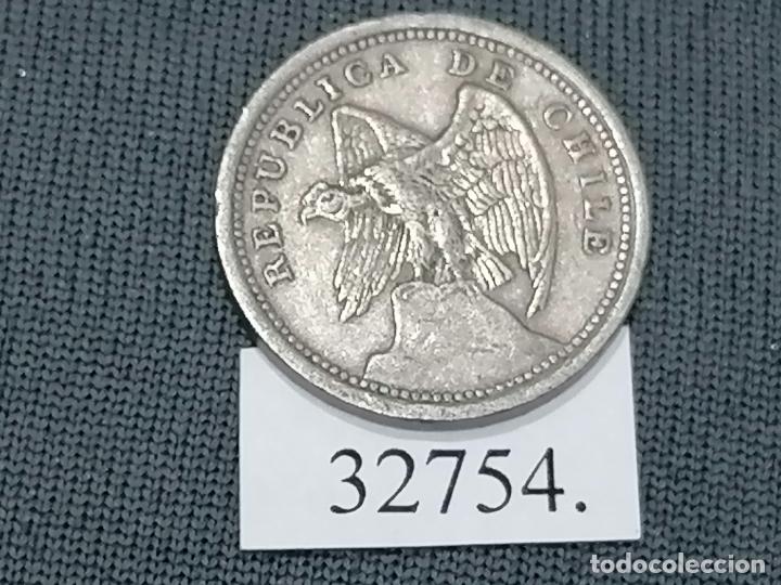 Monedas antiguas de Am&eacute;rica: Chile 10 centavos 1938, c&eacute;ntimos - Foto 1