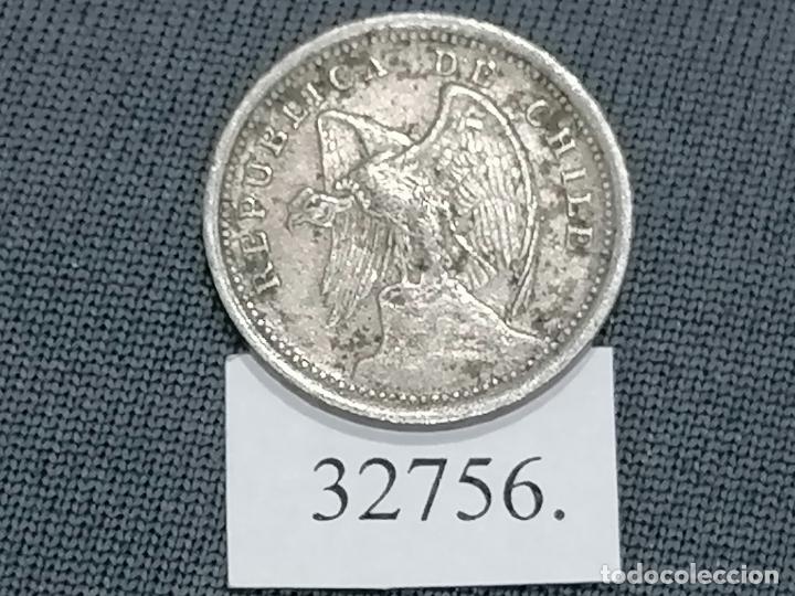 Monedas antiguas de Am&eacute;rica: Chile 10 centavos 1937, c&eacute;ntimos - Foto 1
