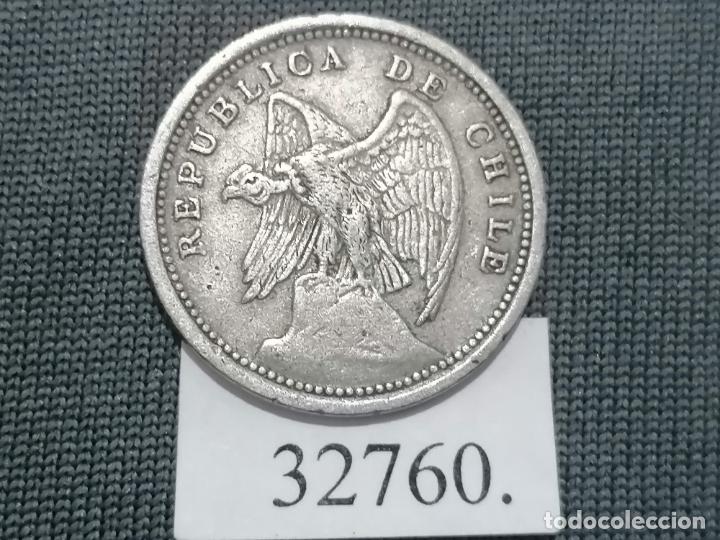 Monedas antiguas de Am&eacute;rica: Chile 10 centavos 1936, c&eacute;ntimos - Foto 1