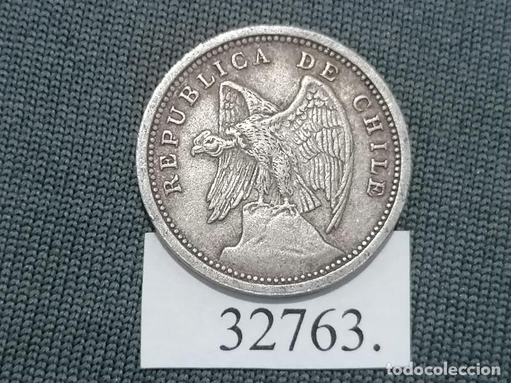 Monedas antiguas de Am&eacute;rica: Chile 10 centavos 1936, c&eacute;ntimos - Foto 1