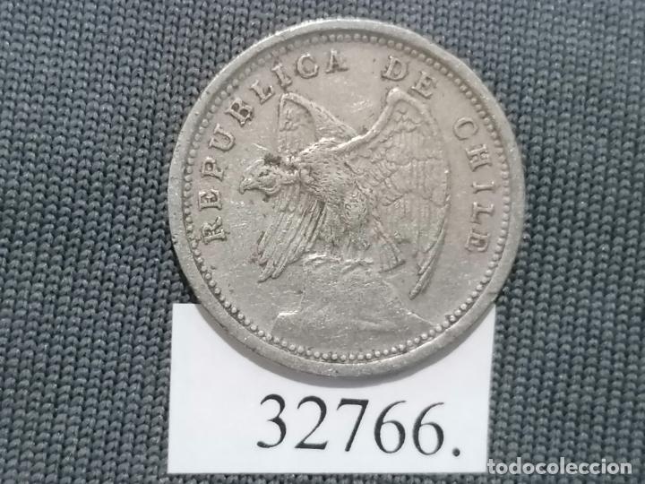 Monedas antiguas de Am&eacute;rica: Chile 10 centavos 1936, c&eacute;ntimos - Foto 1