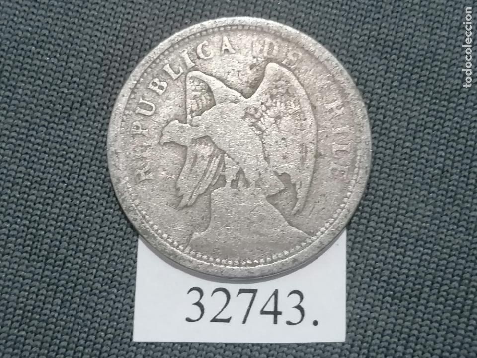 Monedas antiguas de Am&eacute;rica: Chile 20 centavos 1925, c&eacute;ntimos - Foto 2