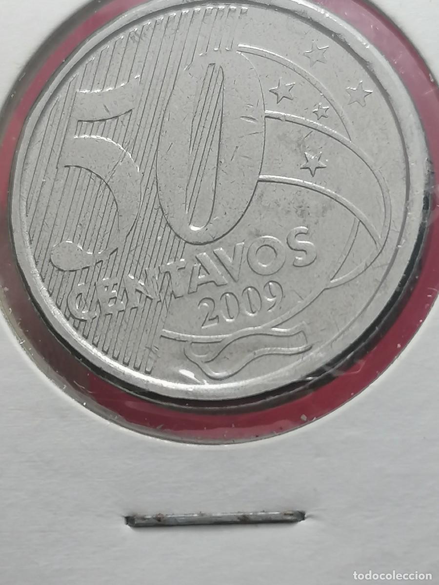 Monedas antiguas de Am&eacute;rica: BRASIL 50 CENTAVOS 2009 - Foto 2