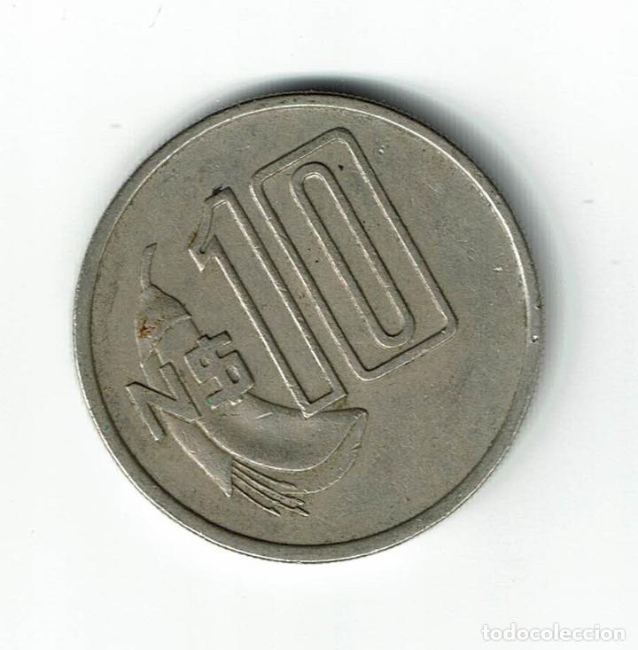 Monedas antiguas de Am&eacute;rica: URUGUAY 10 PESOS 1981 - Foto 2