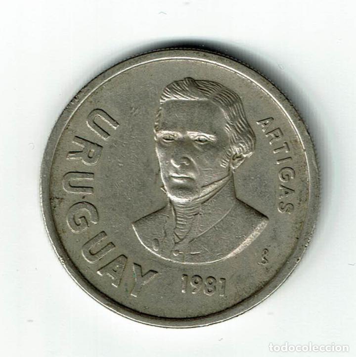 Monedas antiguas de Am&eacute;rica: URUGUAY 10 PESOS 1981 - Foto 1