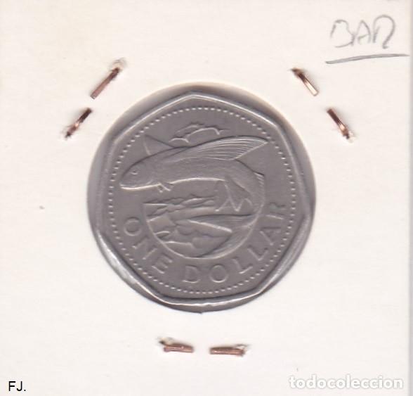 Monedas antiguas de Am&eacute;rica: Moneda 1 D&oacute;lar 1989 Barbados. Mbc. - Foto 2