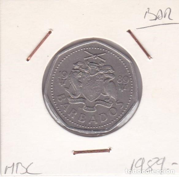 Monedas antiguas de Am&eacute;rica: Moneda 1 D&oacute;lar 1989 Barbados. Mbc. - Foto 1