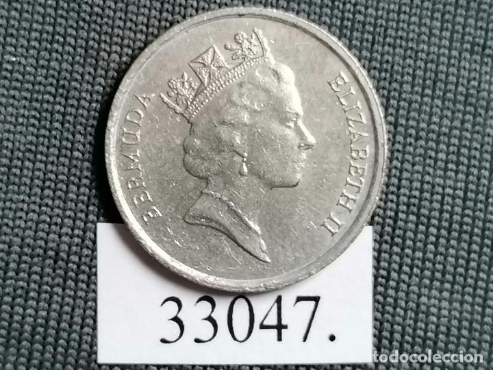 Monedas antiguas de Am&eacute;rica: Bermudas 10 centimos 1987, Bermuda - Foto 2