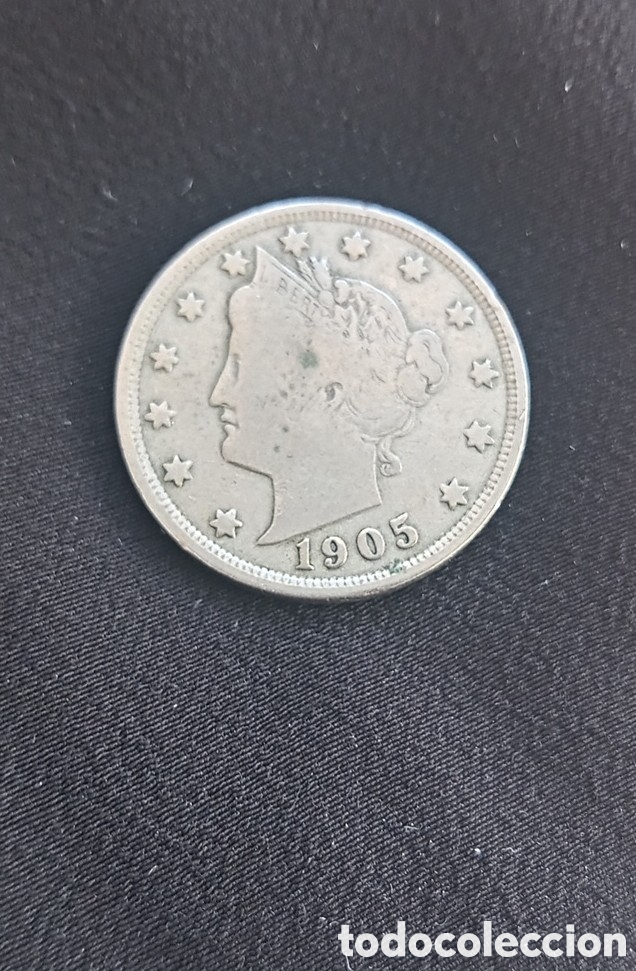 Monedas antiguas de Am&eacute;rica: USA 5 CENT 1905 - Foto 1