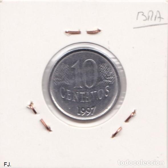 Monedas antiguas de Am&eacute;rica: Moneda 10 Centavos 1997 Brasil. Mbc. - Foto 2