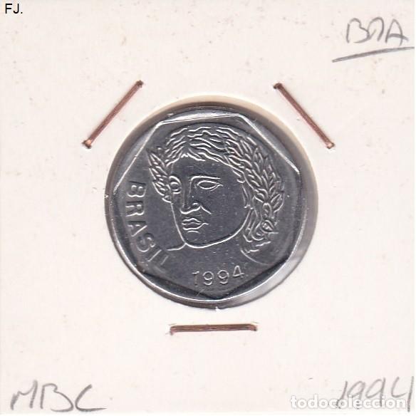 Monedas antiguas de Am&eacute;rica: Moneda 25 Centavos 1994 Brasil. Mbc. - Foto 1