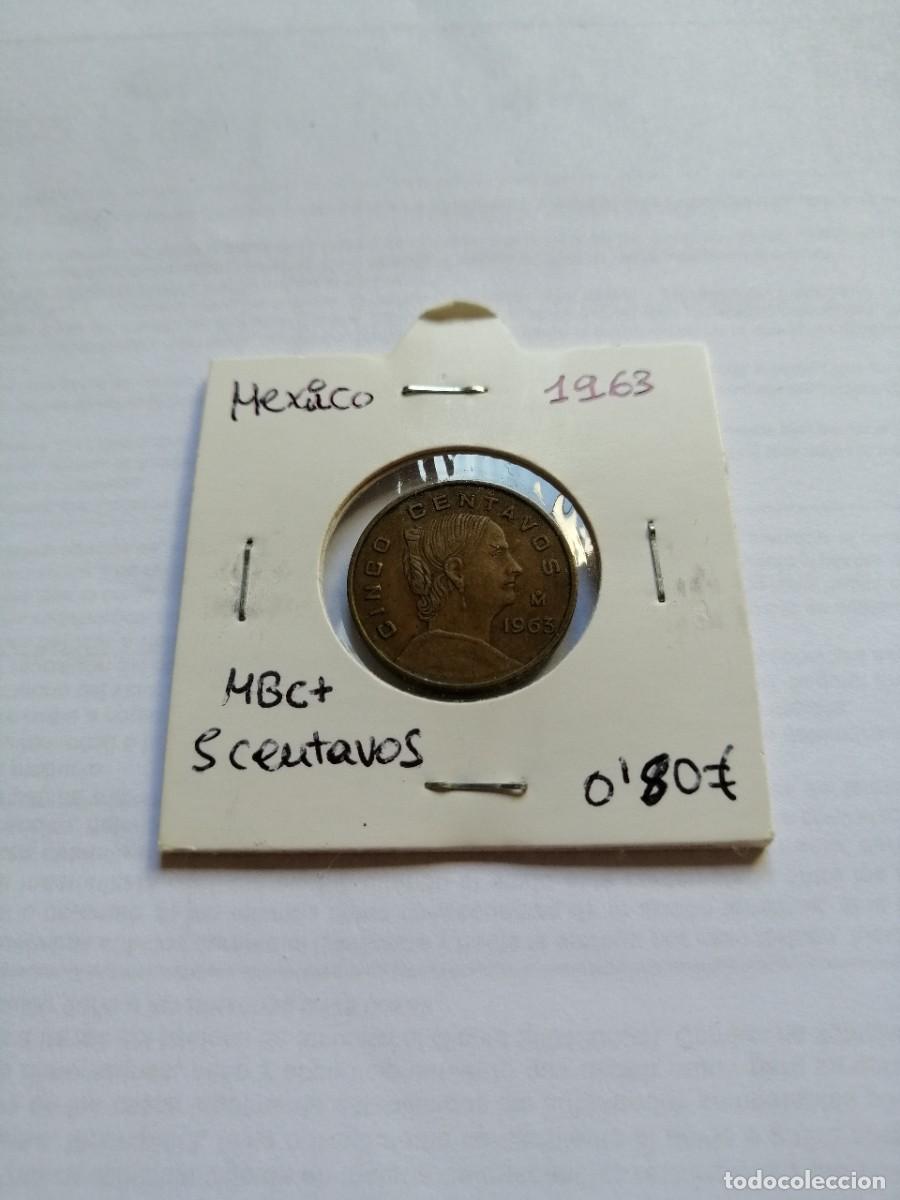 Monedas antiguas de Am&eacute;rica: M&eacute;xico 5 Centavos 1963 - Foto 1