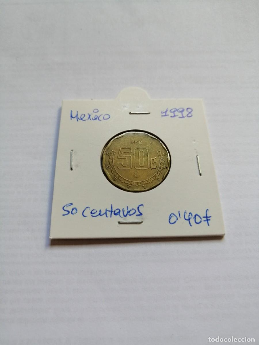 Monedas antiguas de Am&eacute;rica: M&eacute;xico 50 Centavos 1998 - Foto 1