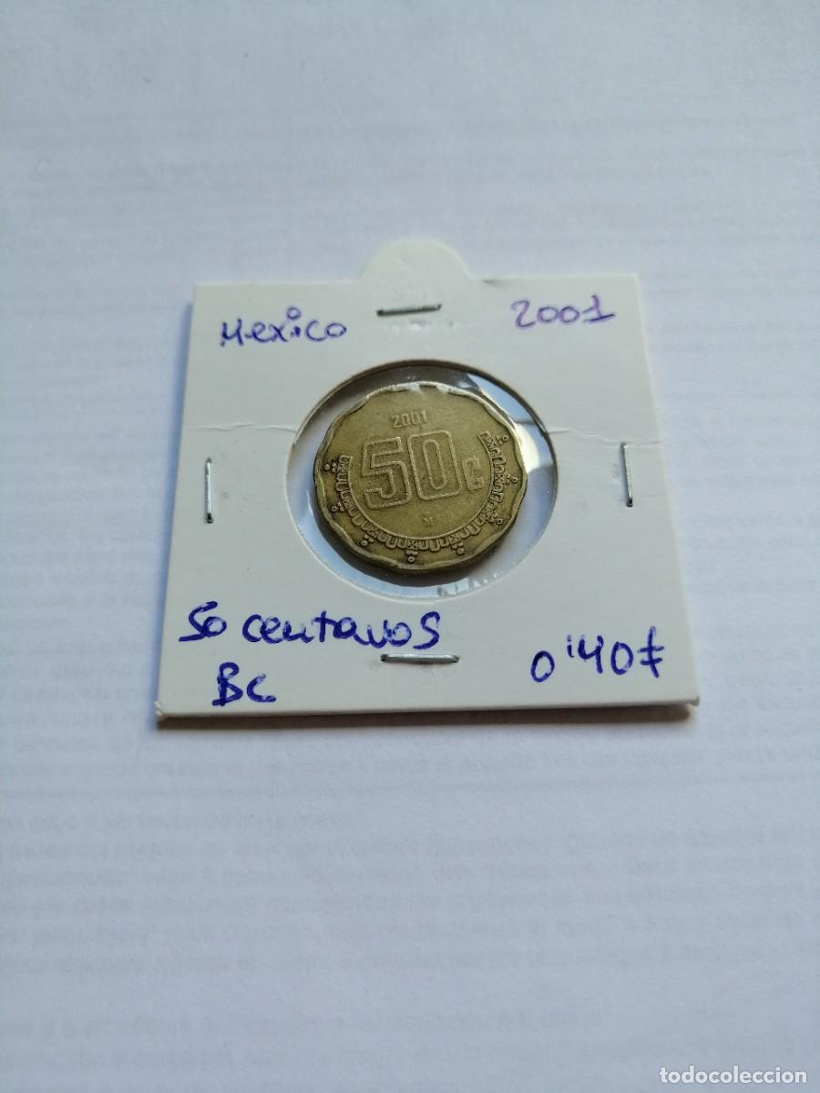 Monedas antiguas de Am&eacute;rica: M&eacute;xico 50 Centavos 2001 - Foto 1
