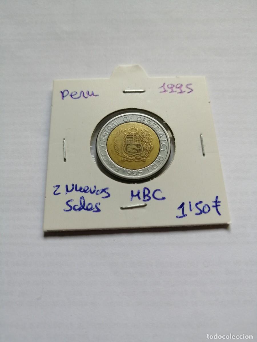 Monedas antiguas de Am&eacute;rica: Per&uacute; 2 Nuevos Soles 1995 - Foto 1