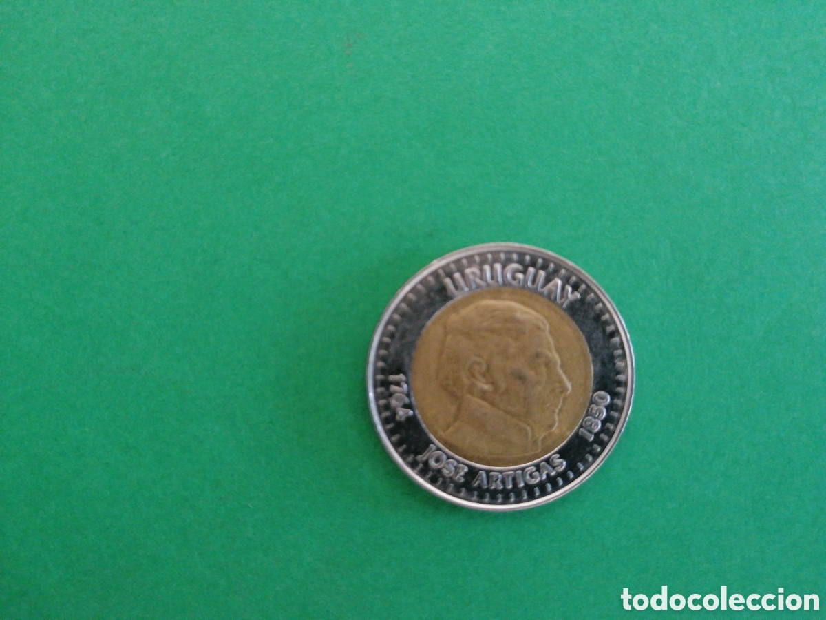 Monedas antiguas de Am&eacute;rica: 10 pesos de Uruguay 2000 - Foto 1