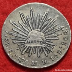 Monedas antiguas de América: MONEDA MEXICO PLATA 8 REALES 1875 POTOSI MBC+ ORIGINAL C28