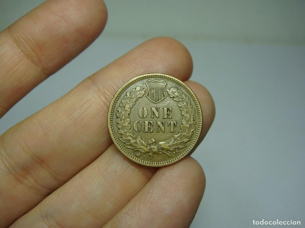 Monedas antiguas de Am&eacute;rica: 1 Cent. U.S.A - 1874 (rara) - Foto 4