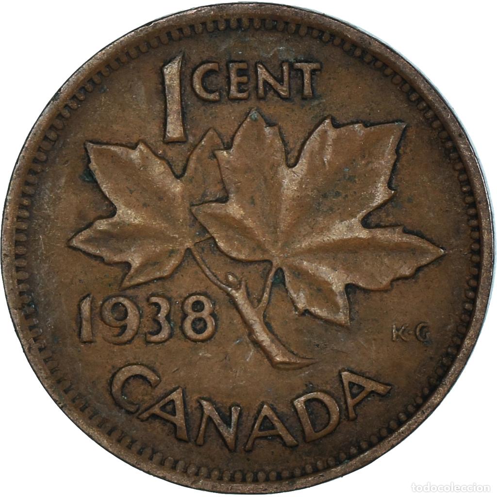 Monedas antiguas de Am&eacute;rica: [#1499645] Moneda, Canad&aacute;, Cent, 1938 - Foto 2