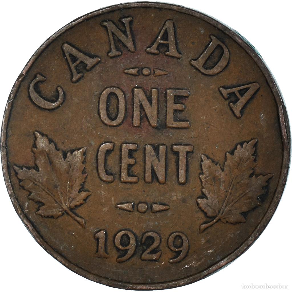 Monedas antiguas de Am&eacute;rica: [#1499863] Moneda, Canad&aacute;, Cent, 1929 - Foto 2