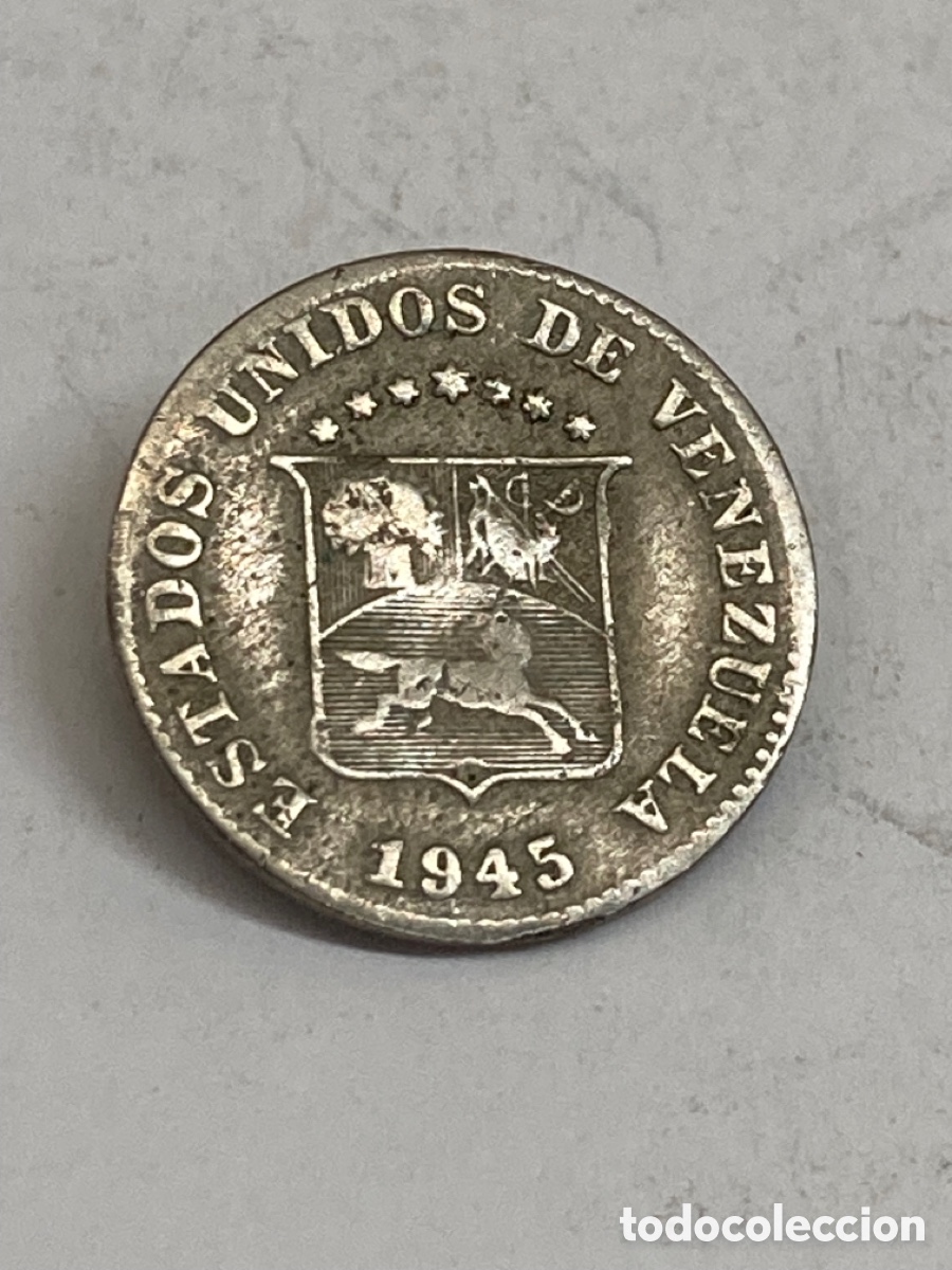 Monedas antiguas de Am&eacute;rica: Moneda 5 centimos 1945 M21 - Foto 1