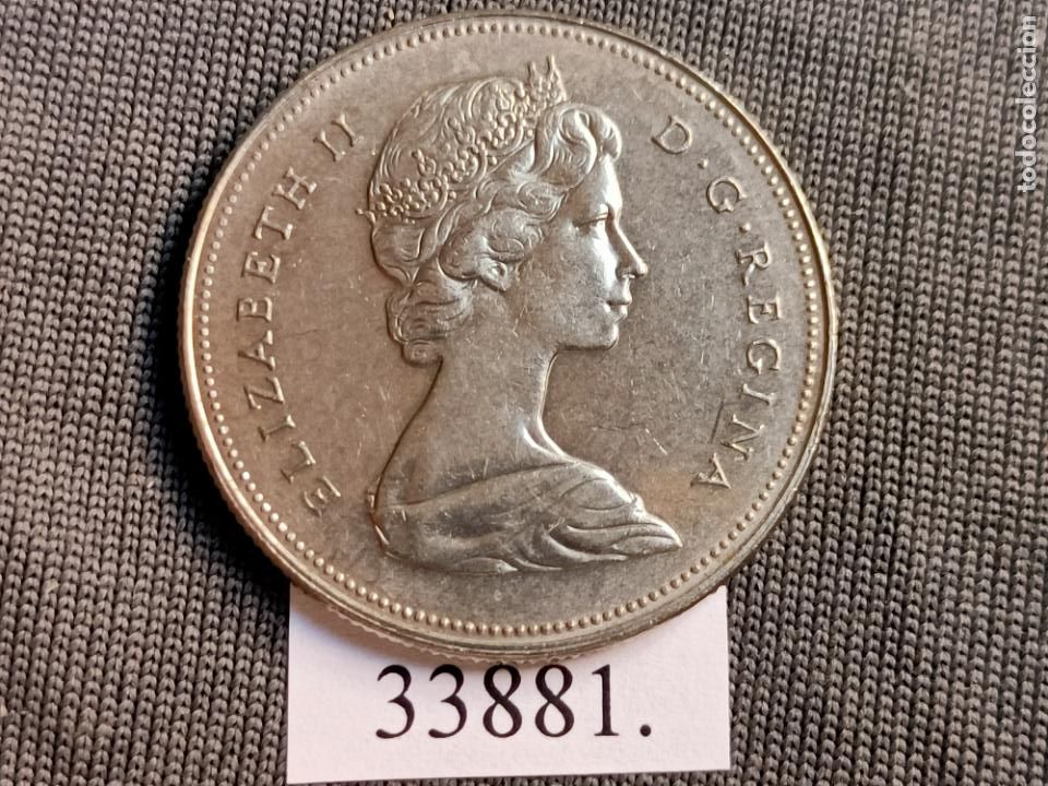 Monedas antiguas de Am&eacute;rica: Canada 50 centimos 1974 - Foto 2
