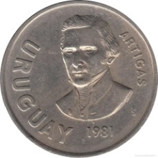 Monedas antiguas de América: URUGUAY 10 NUEVOS PESOS 1981 KM#79