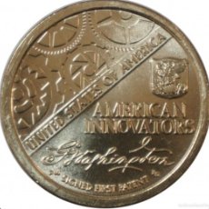 Monedas antiguas de América: USA 1 DOLAR AMERICAN INNOVATORS 2018 D PRIMERA PATENTE