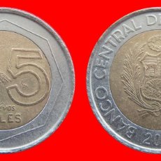 Monedas antiguas de América: 5 SOLES 2008 PERU-97293