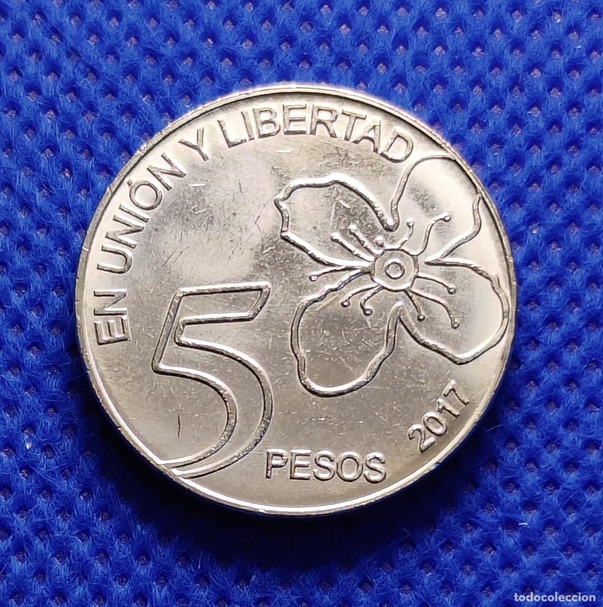 Monedas antiguas de Am&eacute;rica: Argentina 5 pesos 2017 (Array&aacute;n) SIN CIRCULAR - Foto 1