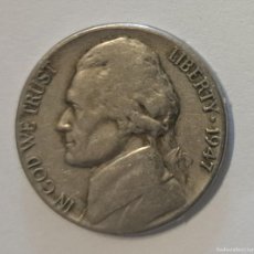 Monedas antiguas de América: MONEDA FIVE CENTS EEUU 1947