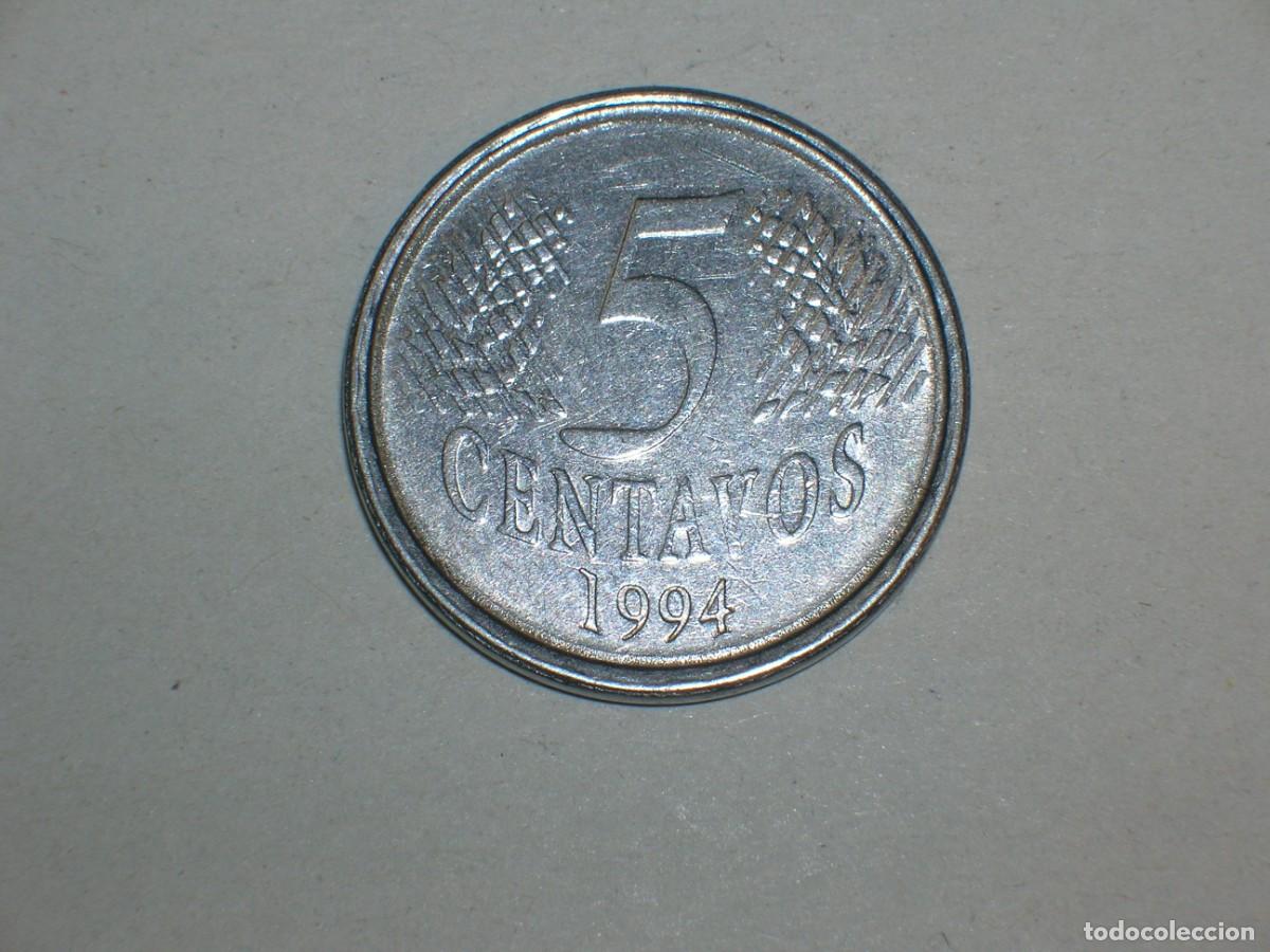 Monedas antiguas de Am&eacute;rica: BRASIL 5 centavos 1994 (15997) - Foto 2