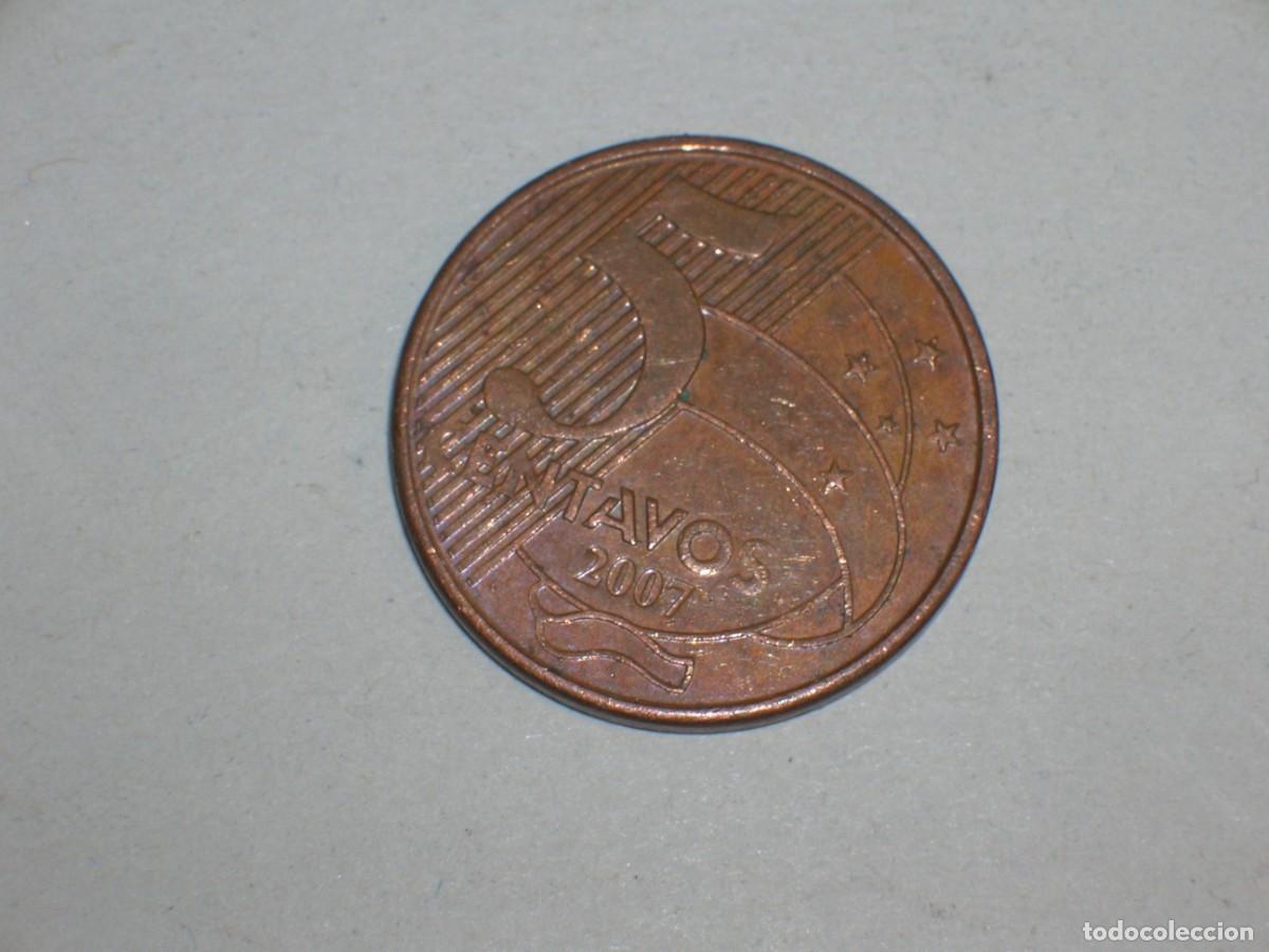 Monedas antiguas de Am&eacute;rica: BRASIL 5 centavos 2007 (16003) - Foto 2