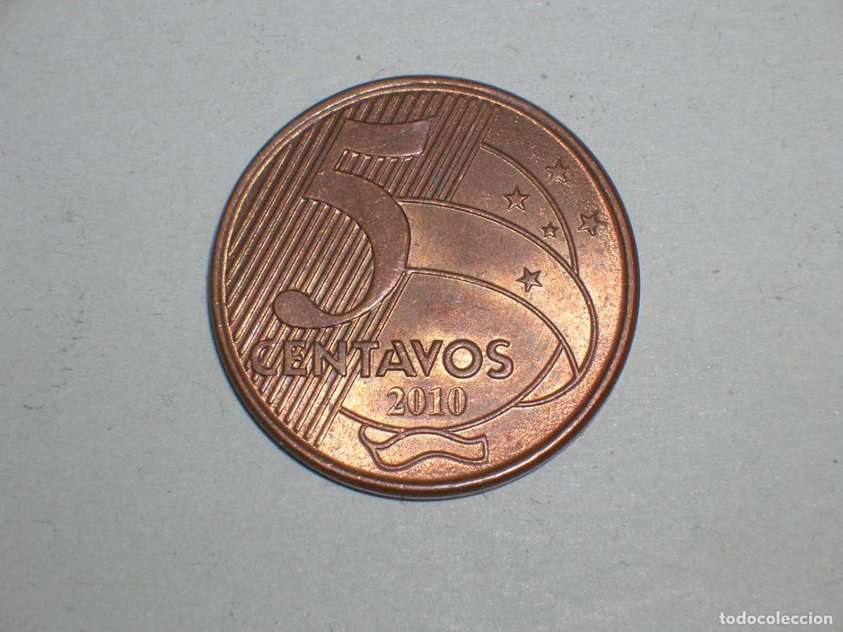 Monedas antiguas de Am&eacute;rica: BRASIL 5 centavos 2010 (16008) - Foto 2