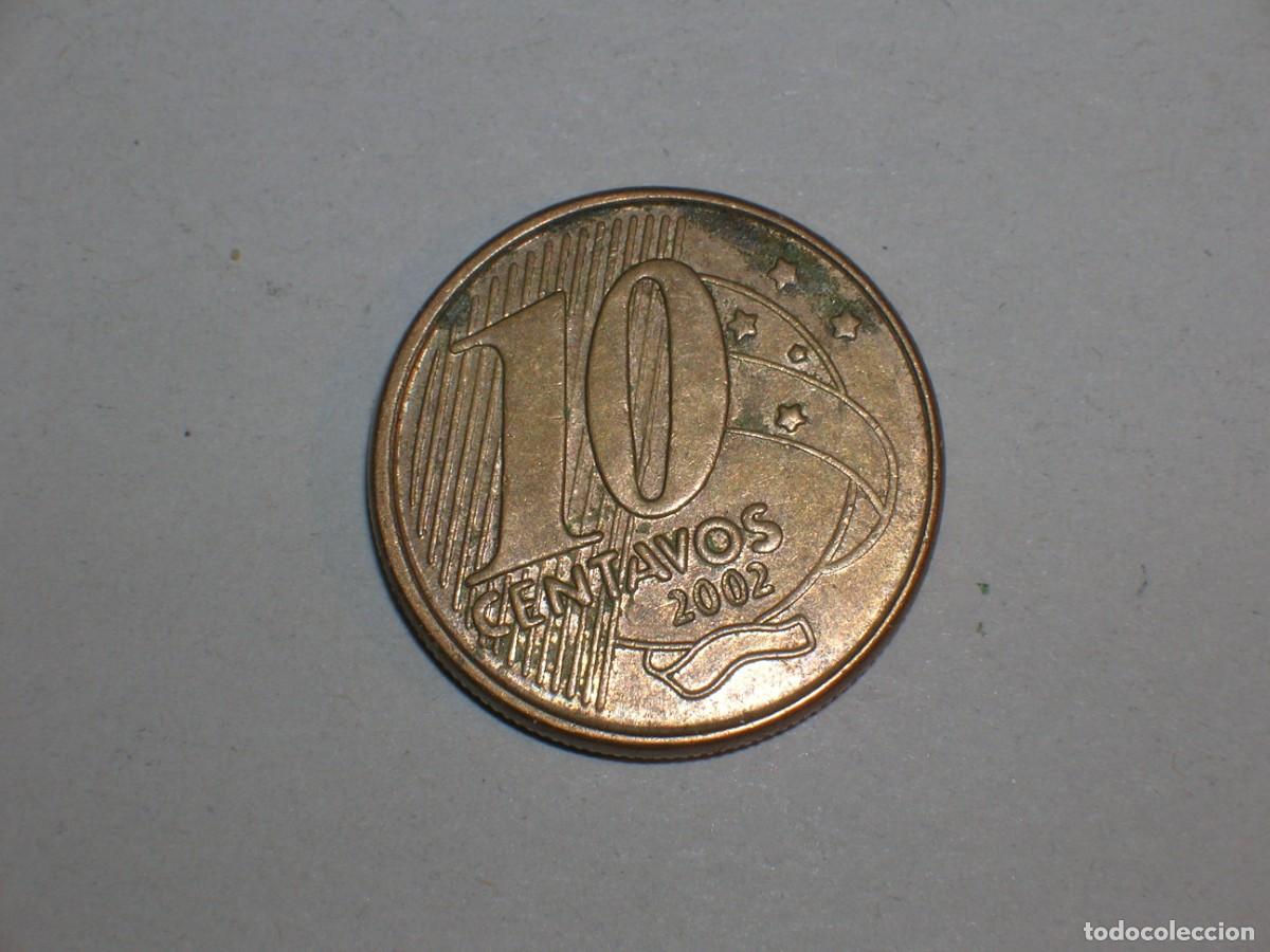 Monedas antiguas de Am&eacute;rica: BRASIL 10 centavos 2002 (16017) - Foto 2