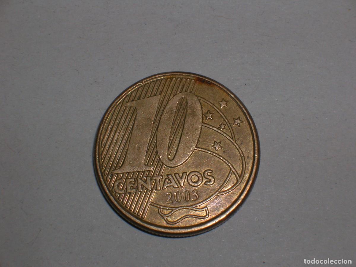 Monedas antiguas de Am&eacute;rica: BRASIL 10 centavos 2003 (16020) - Foto 2
