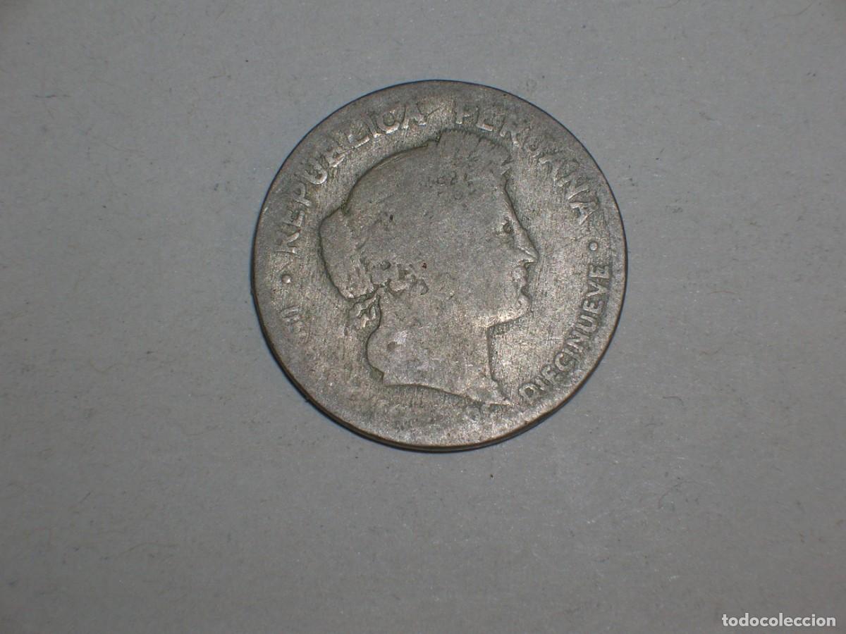 Monedas antiguas de Am&eacute;rica: PERU 10 centavos 1919 (16042) - Foto 1