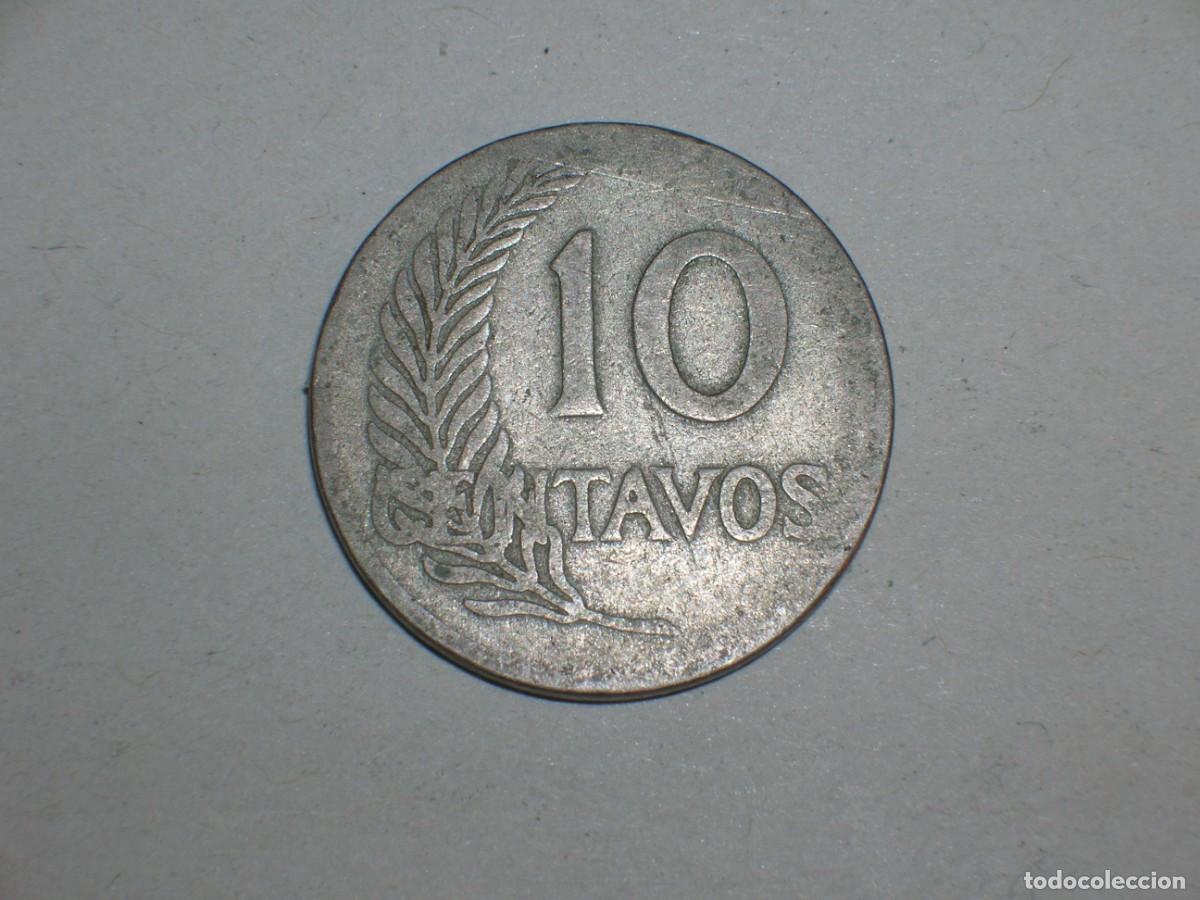 Monedas antiguas de Am&eacute;rica: PERU 10 centavos 1919 (16042) - Foto 2