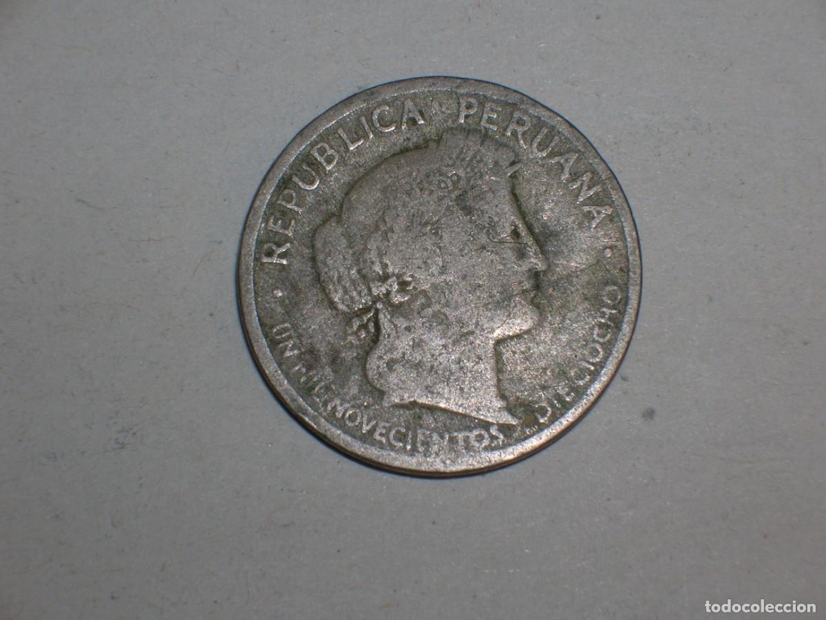 Monedas antiguas de Am&eacute;rica: PERU 10 centavos 1918 (16043) - Foto 1