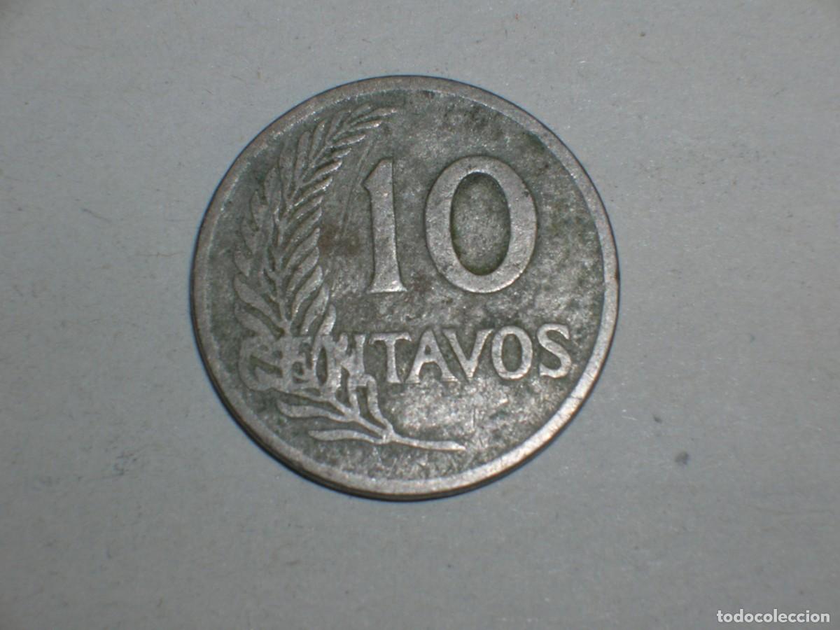 Monedas antiguas de Am&eacute;rica: PERU 10 centavos 1918 (16043) - Foto 2
