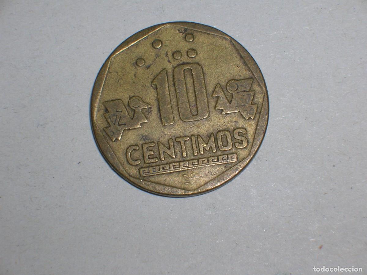 Monedas antiguas de Am&eacute;rica: PERU 10 centimos 1994 (16047) - Foto 2