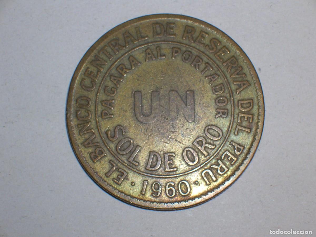 Monedas antiguas de Am&eacute;rica: PERU 1 sol 1960 (16060) - Foto 2