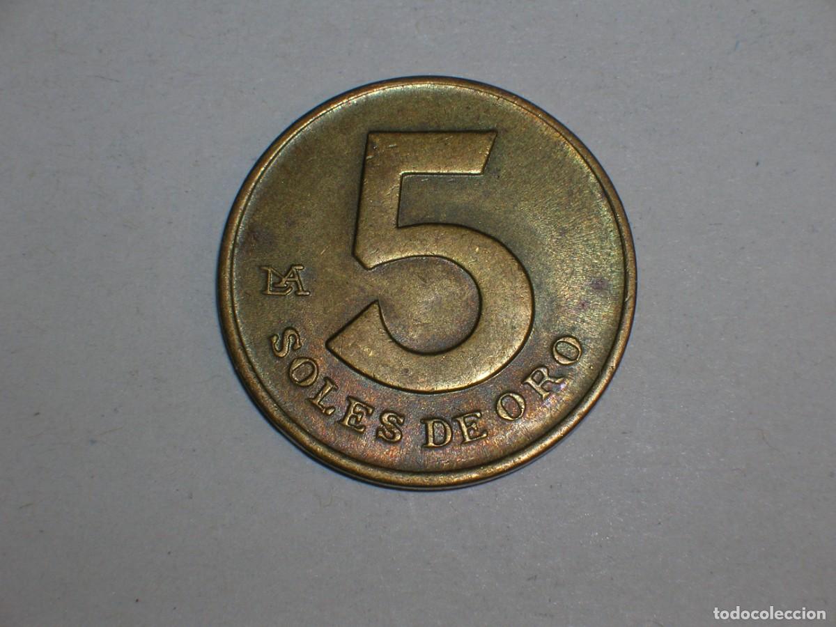 Monedas antiguas de Am&eacute;rica: PERU 5 soles 1978 (16063) - Foto 2