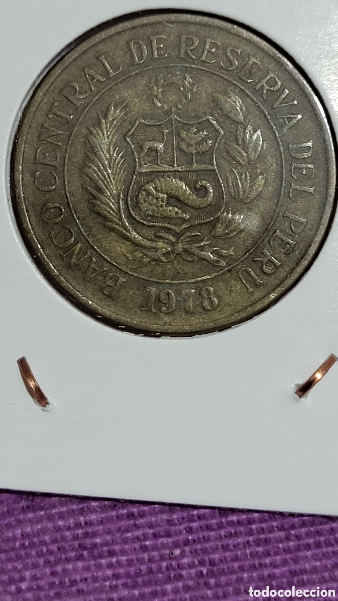 Monedas antiguas de Am&eacute;rica: Moneda 10 soles de oro Per&uacute; 1978 - Foto 2