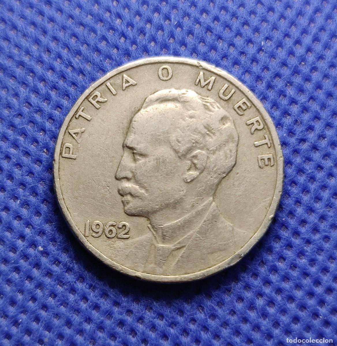 Monedas antiguas de Am&eacute;rica: Cuba 20 centavos 1962 - Foto 1