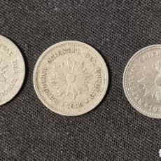 Monedas antiguas de América: URUGUAY 1 CENTÉSIMO 1901, 1909 Y 1936 ESCASAS