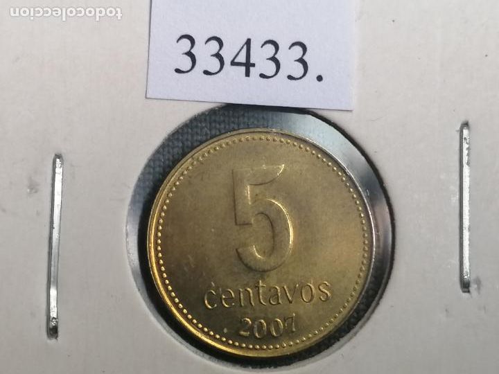 Monedas antiguas de Am&eacute;rica: Argentina 5 centavos 2007, c&eacute;ntimos - Foto 1