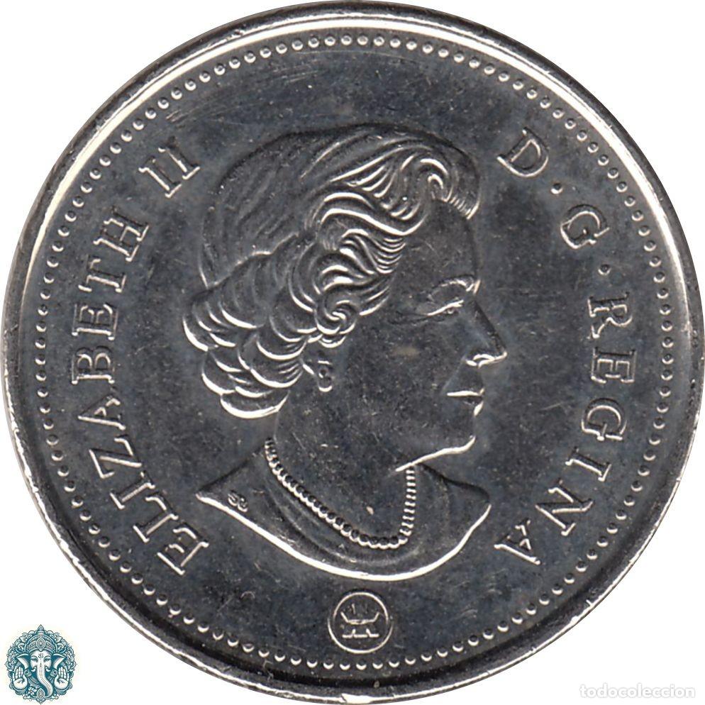 Monedas antiguas de Am&eacute;rica: CANAD&Aacute; 5 Centavos 2016 KM#491 - Foto 2